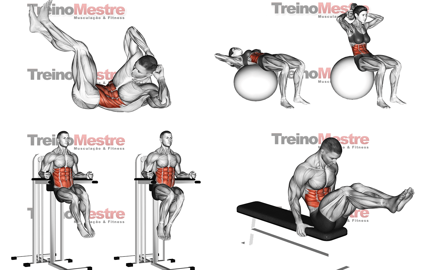 abdominais para perder barriga